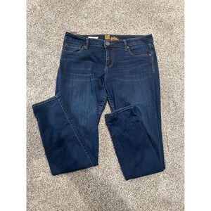 Kut from the Kloth Viv Toothpick Skinny Jeans Dark Wash Blue Womens Size 8